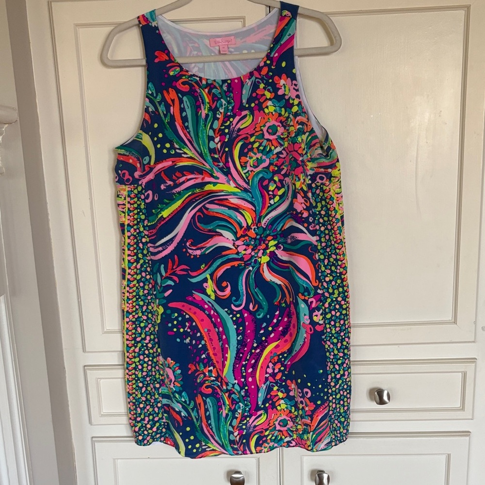 Lilly Pulitzer Multicolor Silk Swing Dress Size M